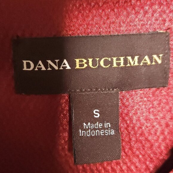 Dana Buchman Maroon Silky Sleeveless Top Small - Picture 6 of 8